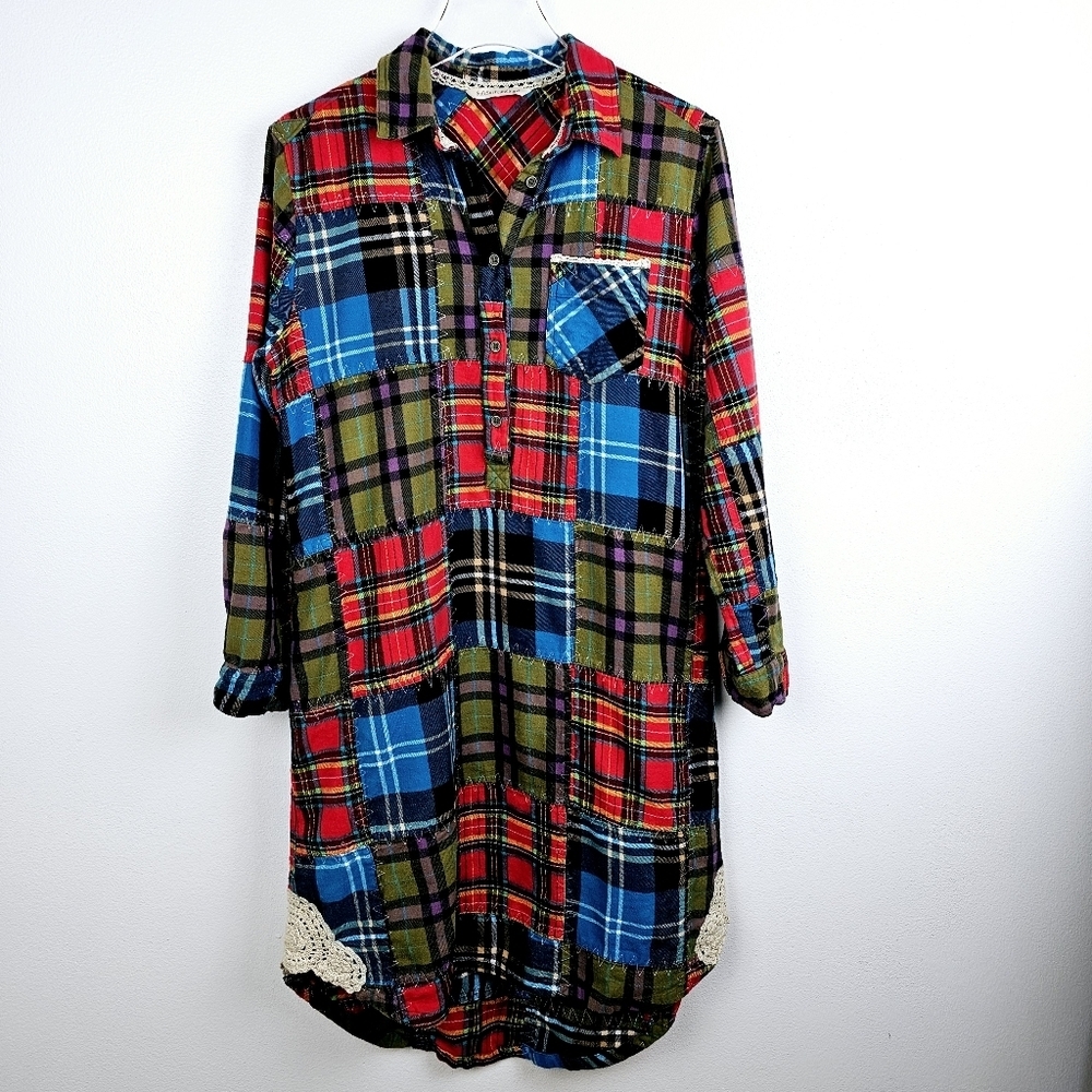 Soft Surroundings #29784 Highland Patchwork Plaid… - image 2